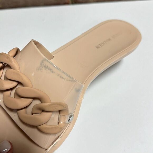 STEVE MADDEN One Band Jelly Sandals Ciela Blush Size 8 - Picture 7 of 8